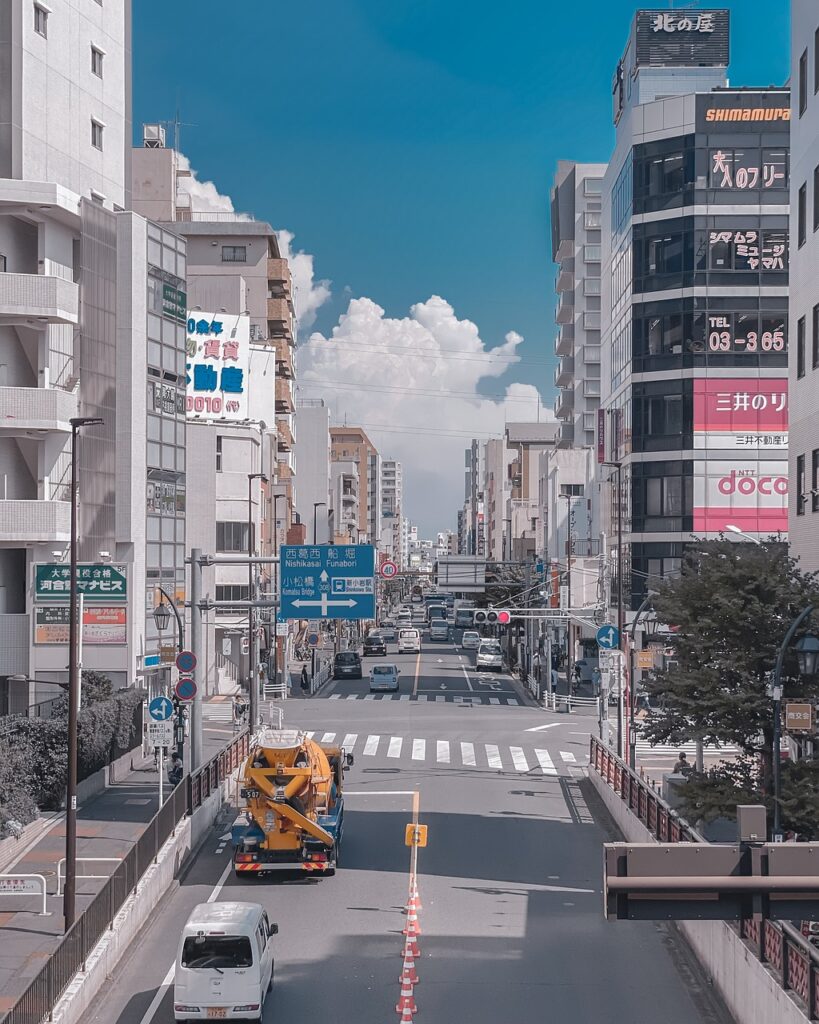street, road, cars