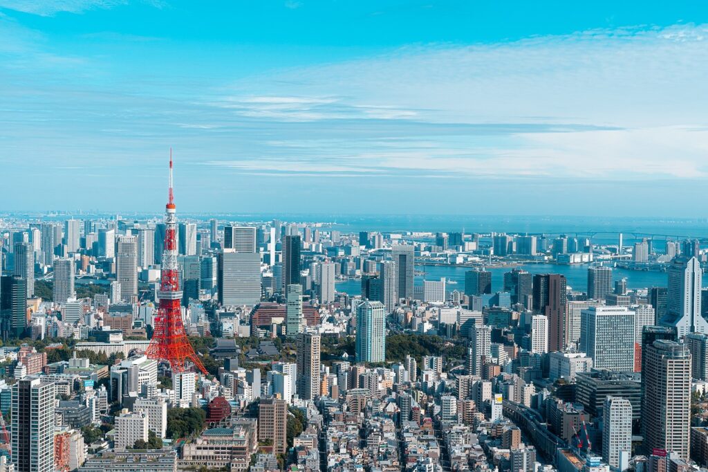 tokyo tower, tokyo, japan