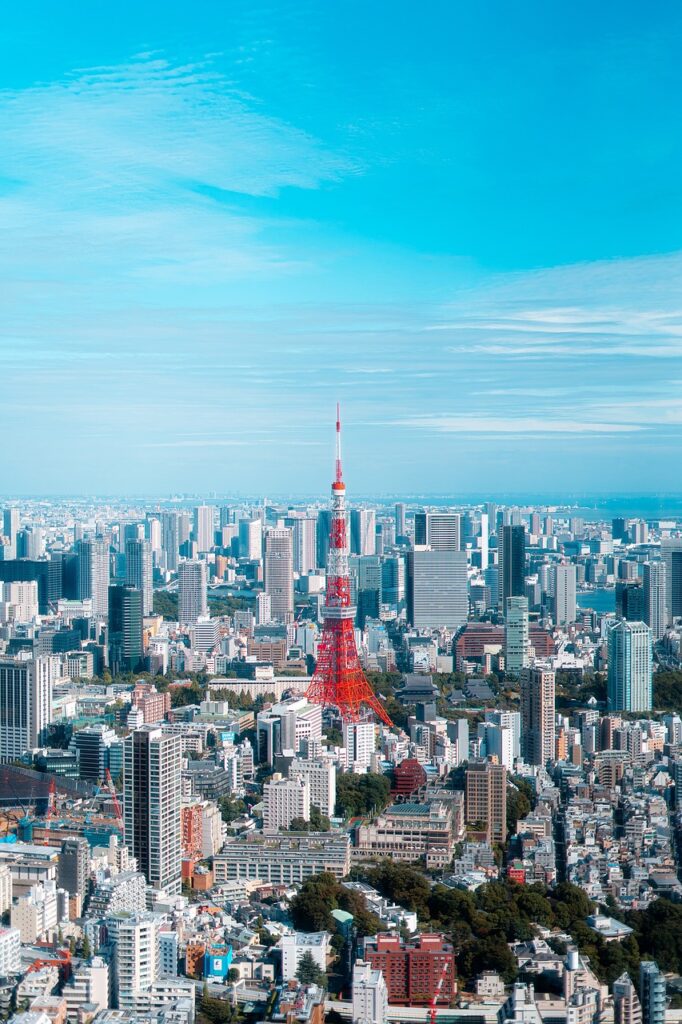 tokyo tower, tokyo, tower